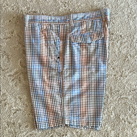 Tommy Bahama Plaid Seersucker Shorts - Picture 2 of 9